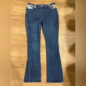Ranch Dressn Cowboy Scene Bootcut Jeans